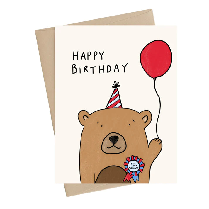 Bear Birthday Card