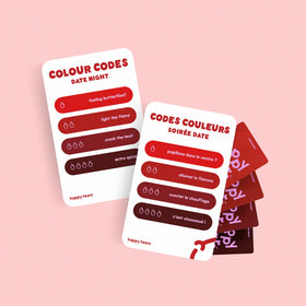 Happy Tears Date Night (18+) - bilingual conversation cards - 0
