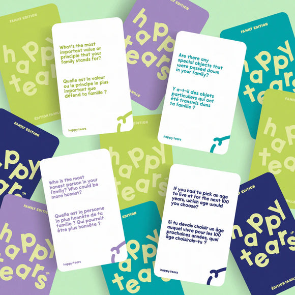 Happy Tears Family Edition - bilingual conversation cards