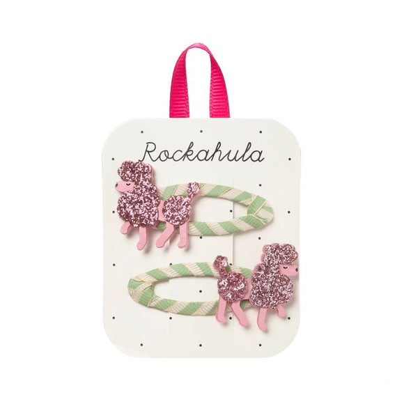 Pretty in Pink Poodle Clips