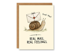 Real Mail Real Feelings Greeting Card