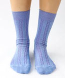 Cable Knit Dress Socks | Made in Canada | Various Colours-22