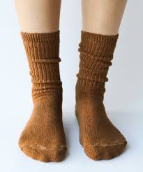 Buy sepia Dyed Cotton Socks | Made in Canada | Various Colours