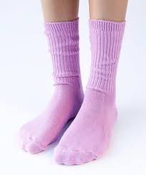 Buy orchid Dyed Cotton Socks | Made in Canada | Various Colours