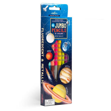 Our Planets 6 Jumbo Color Pencils