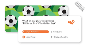 Soccer Trivia Card Game - 0