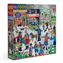 Christmas in the Square 1000 Piece Puzzle-1