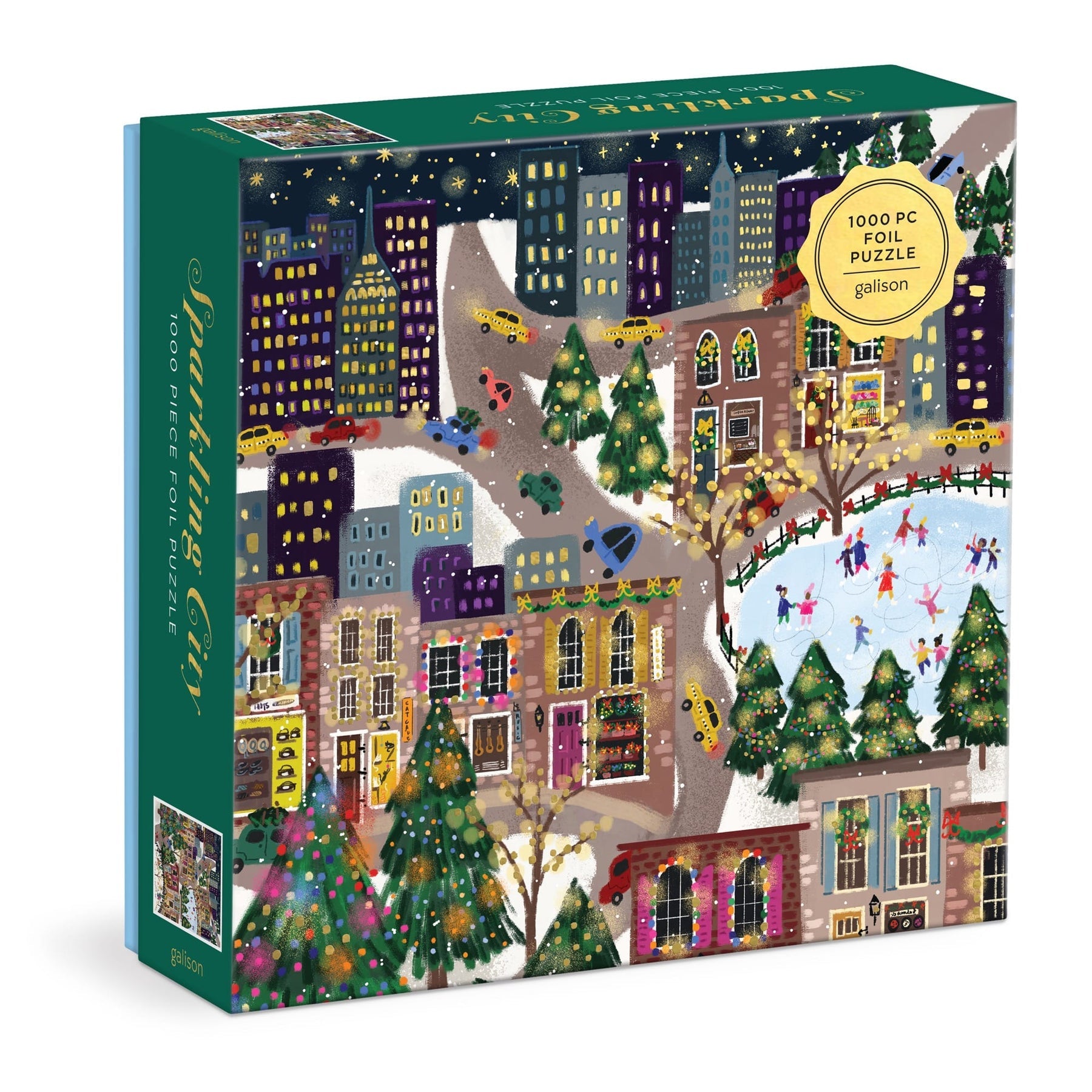 Joy Laforme Sparkling City 1000pcs Foil Puzzle