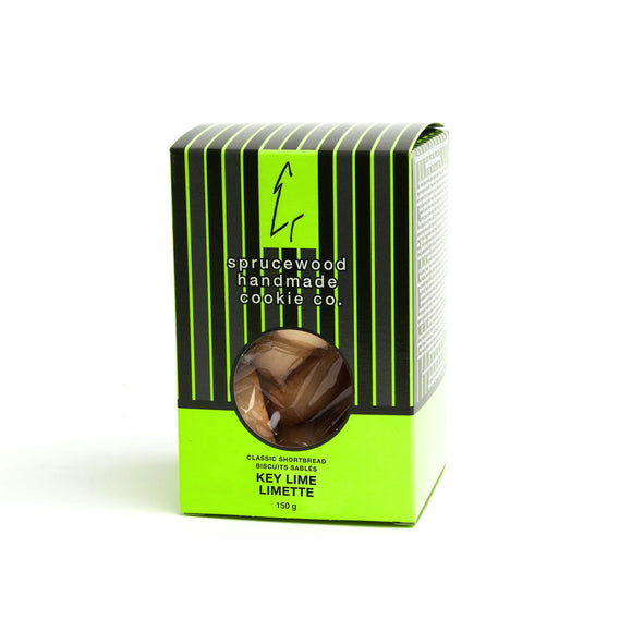 Key Lime Shortbread Cookies | Sprucewood Handmade Cookie Co.