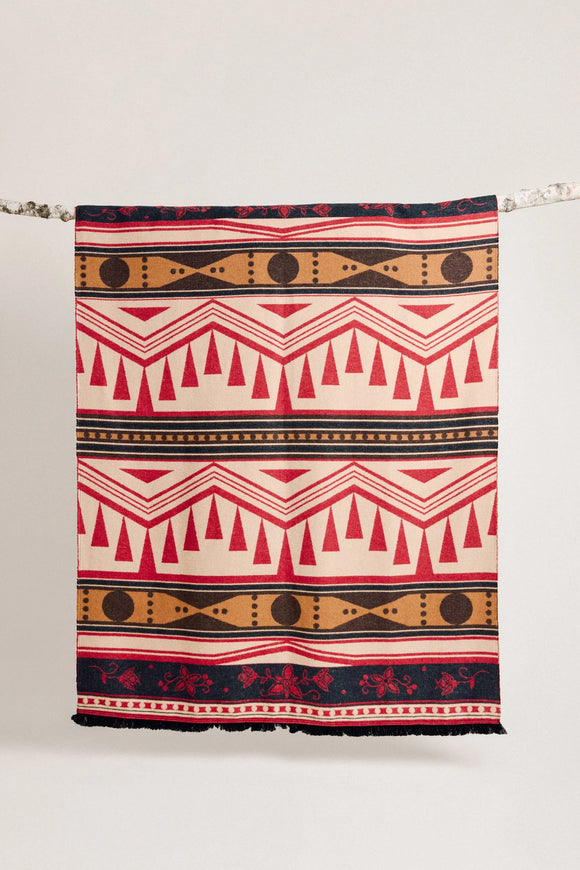 Mini Tipi Reversible Blanket (Indigenous Designed) - various patterns