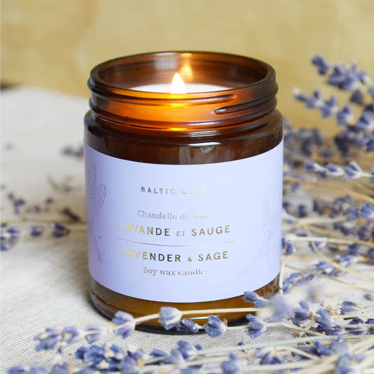 Lavender & Sage Soy Candle