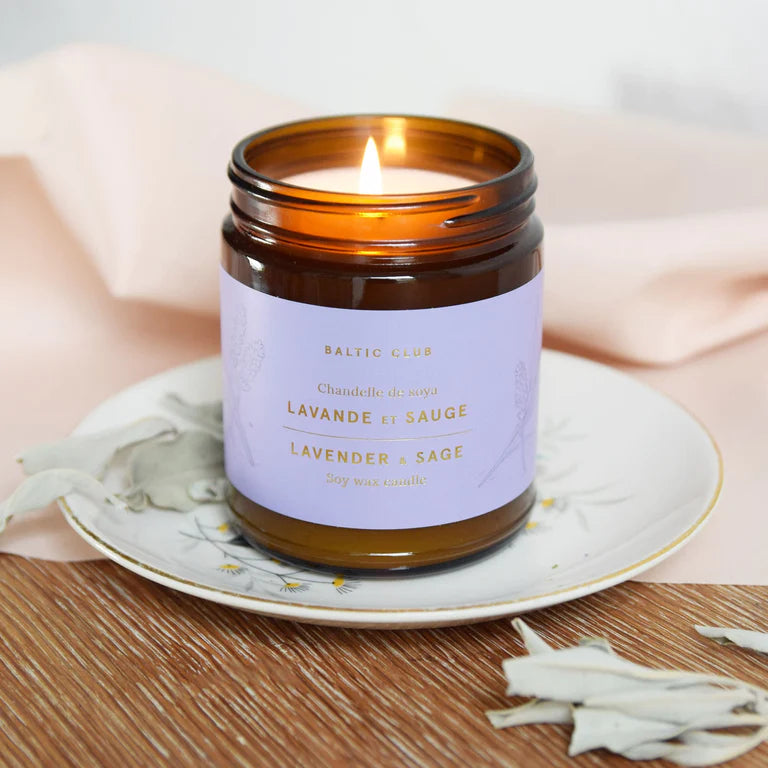 Lavender & Sage Soy Candle