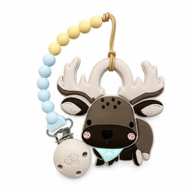 Moose Pacifier Clip Teether Set (Loulou Lollipop)