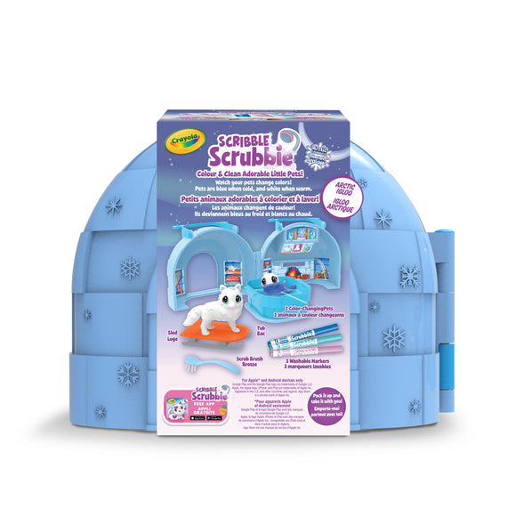 Scribble Scrubbie Pets Arctic Igloo Playset