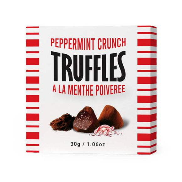 Peppermint Crunch Truffles