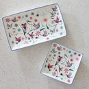 Rectangular Platter - Hummingbirds-2
