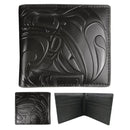 Leather Embossed Wallet - Killer Whale-1