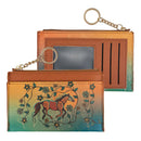 Zippered Card Wallet - Horse (Bebezhigooganzhii)-1