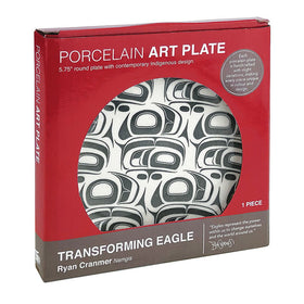 Porcelain Art Plate - Transforming Eagle - 0
