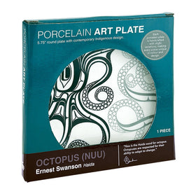 Porcelain Art Plate - Octopus (Nuu) - 0
