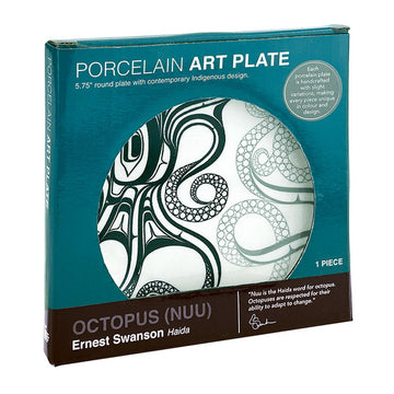 Porcelain Art Plate - Octopus (Nuu) - 0