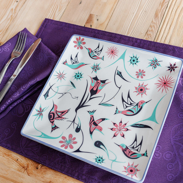 Serving Plates - Hummingbirds