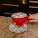 Porcelain Art Mug - Transforming Eagle-3