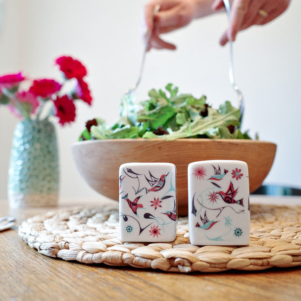 Salt & Pepper Shakers - Hummingbird