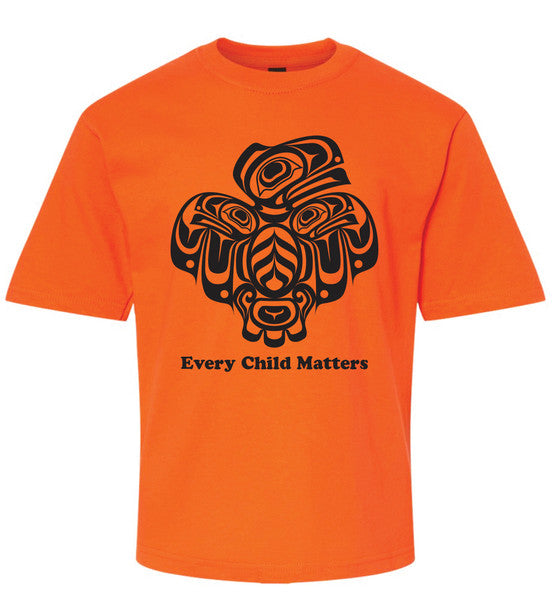 Orange T-shirt (Youth) - Every Child Matters - Raven's Resilience