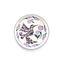 Porcelain Art Plate - Hummingbird (Purple)-1