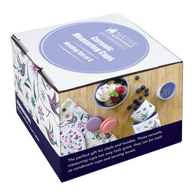 Ceramic Measuring Cup Set - Hummingbirds - 0