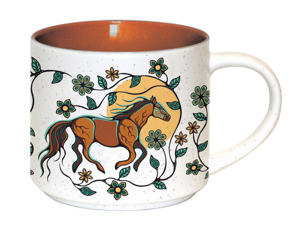 Ceramic Mug - Horse (Bebezhigooganzhii)