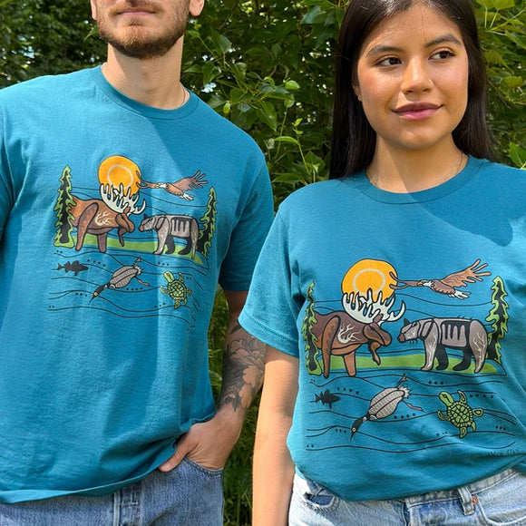 T-shirt - All My Relatives (Indinawemaaganidag) Full-Colour