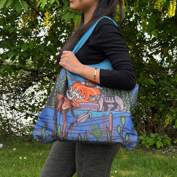 Foldable Shopping Bag - All My Relatives (Indinawemaaganidag) - 0