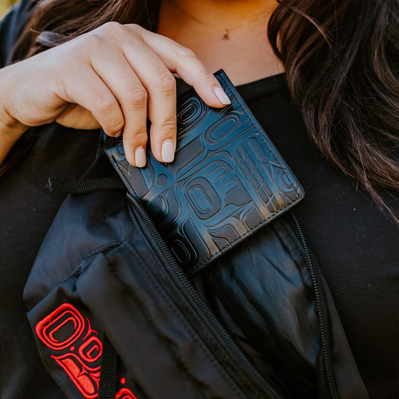 Leather Embossed Wallet - Tradition