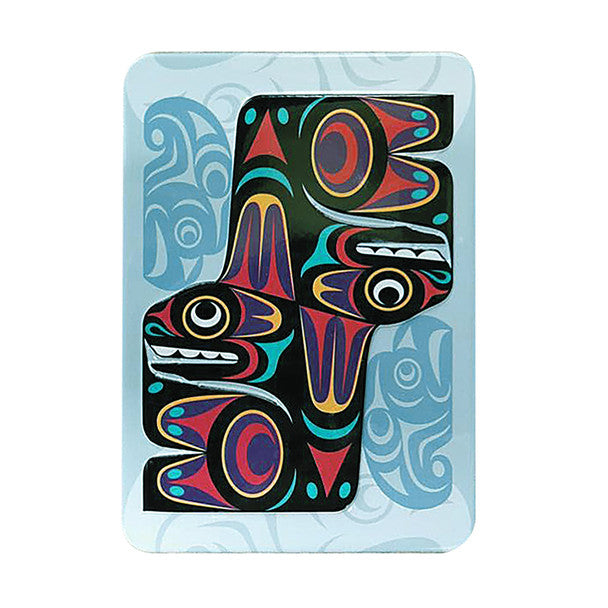 Embossed Metal Magnet - Native North West