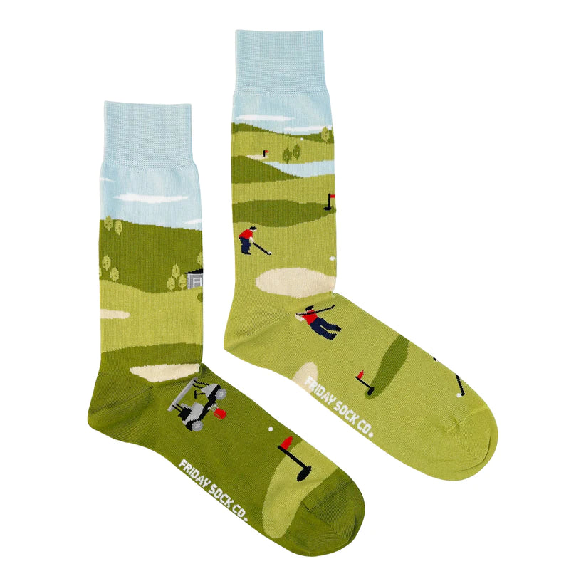  Men's Golf Scene Socks