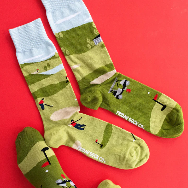  Men's Golf Scene Socks