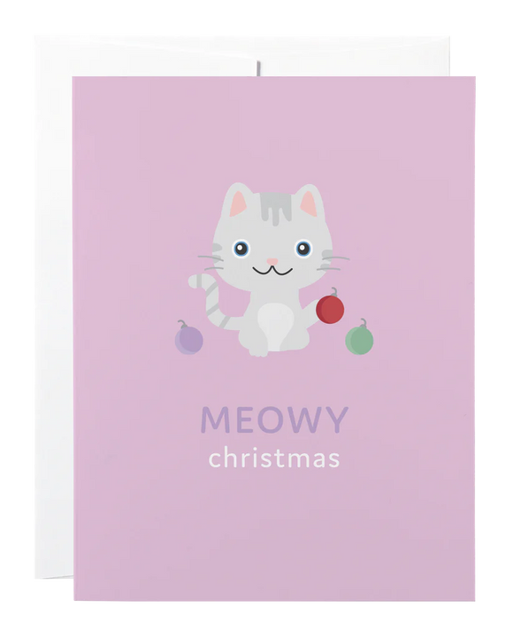 Meowy Christmas Card