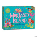 Mermaid Island Game - Mermaid Island board game with colorful mermaid illustrations, unique handmade Canadian kids gift.