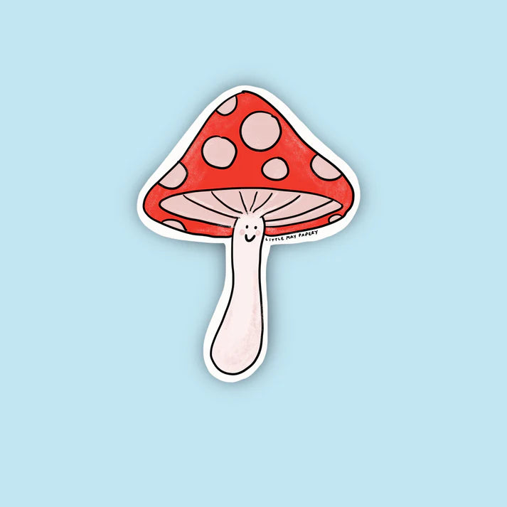 Mushroom Vinyl Sticker