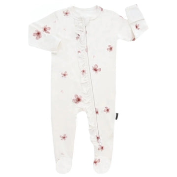 Ruffled Footed One Piece - Petals (Belan. J)