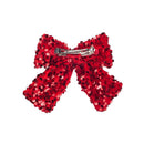 Sequin Velvet Bow Clip-2