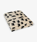 Black Bears Fleece Blanket-1