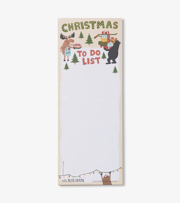 Christmas To Do List Magnetic Notepad