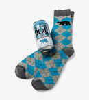 Ice Cold Bear Men's Beer Can Socks-3