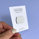 Sarcasm Love Language Enamel Pin-2