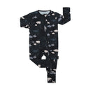 Footless Sleeper with Fold-over Cuffs - Polar Bears (Belan. J)-1