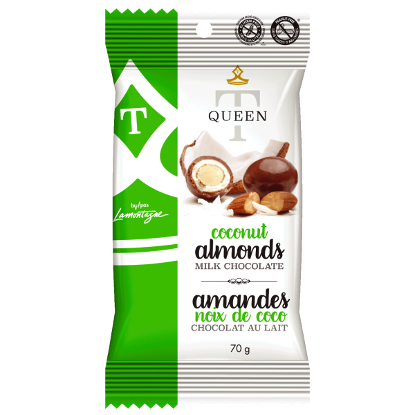 Queen T Chocolate Covered Almonds (by Lamontagne)