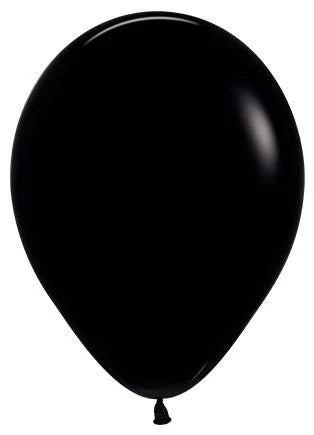 Buy black 11&quot; Inflated Latex Balloons (various colours)